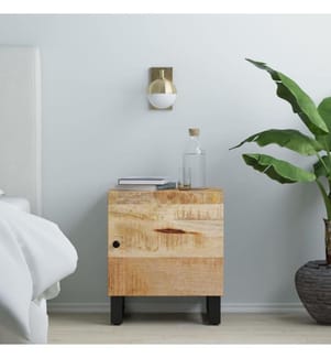 Nachttisch 40x33x46 cm Massivholz Mango