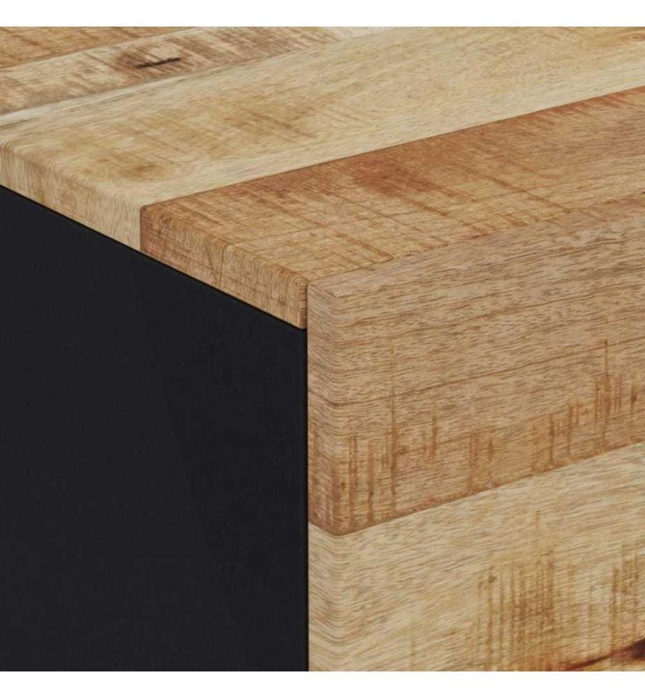 Nachttisch 40x33x46 cm Massivholz Mango