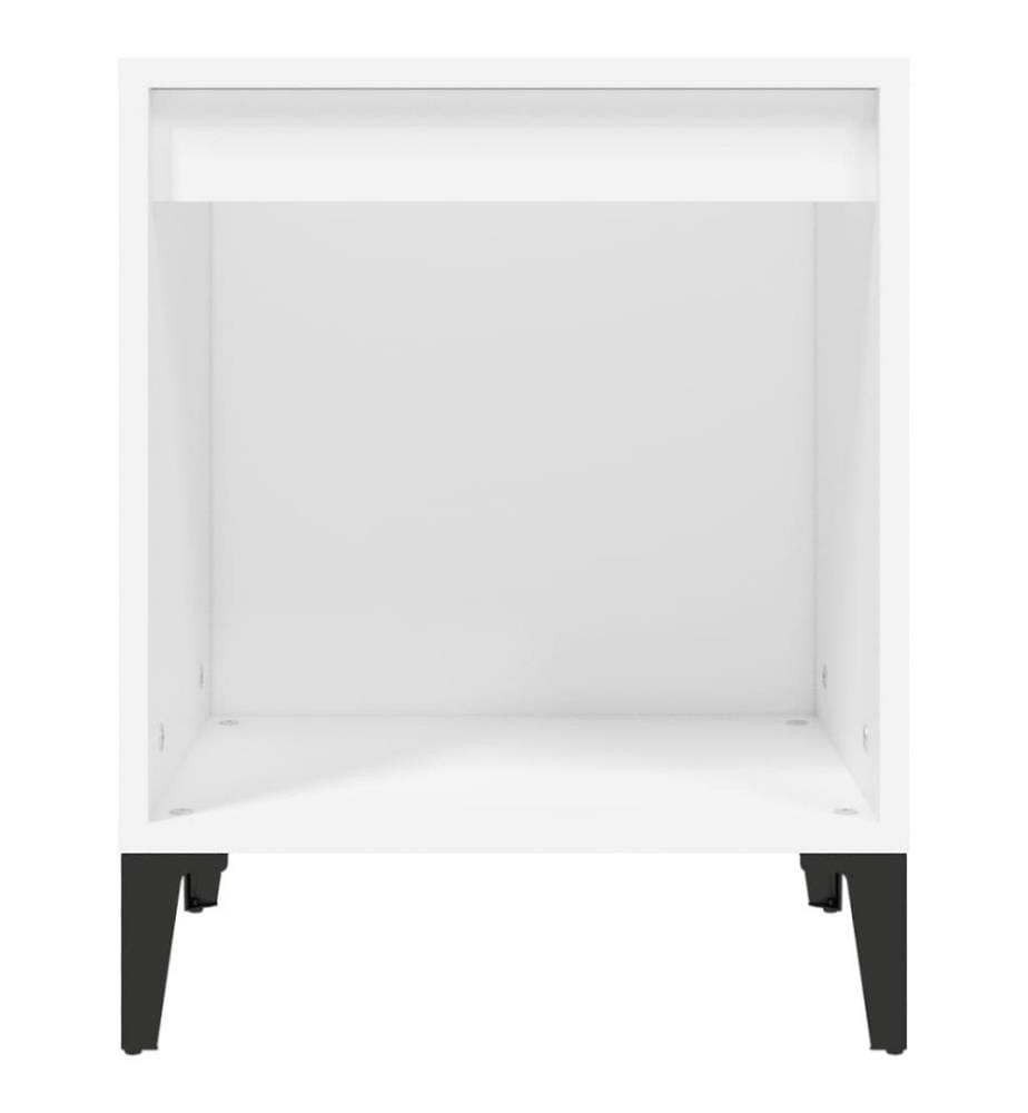 Nachttisch Weiss 40x35x50 cm