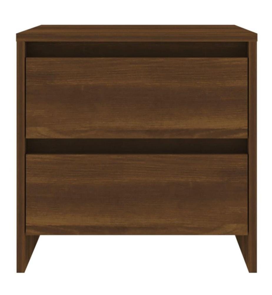 Nachttische 2 Stk. Braun Eichen-Optik 45x34,5x44,5 cm
