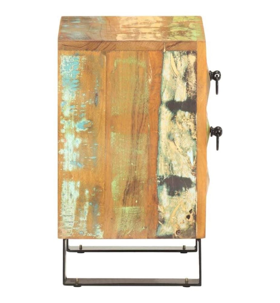 Table de chevet 40x30x50 cm Bois de récupération massif