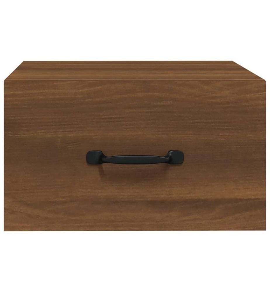 Wand-Nachttisch Braun Eichen-Optik 35x35x20 cm