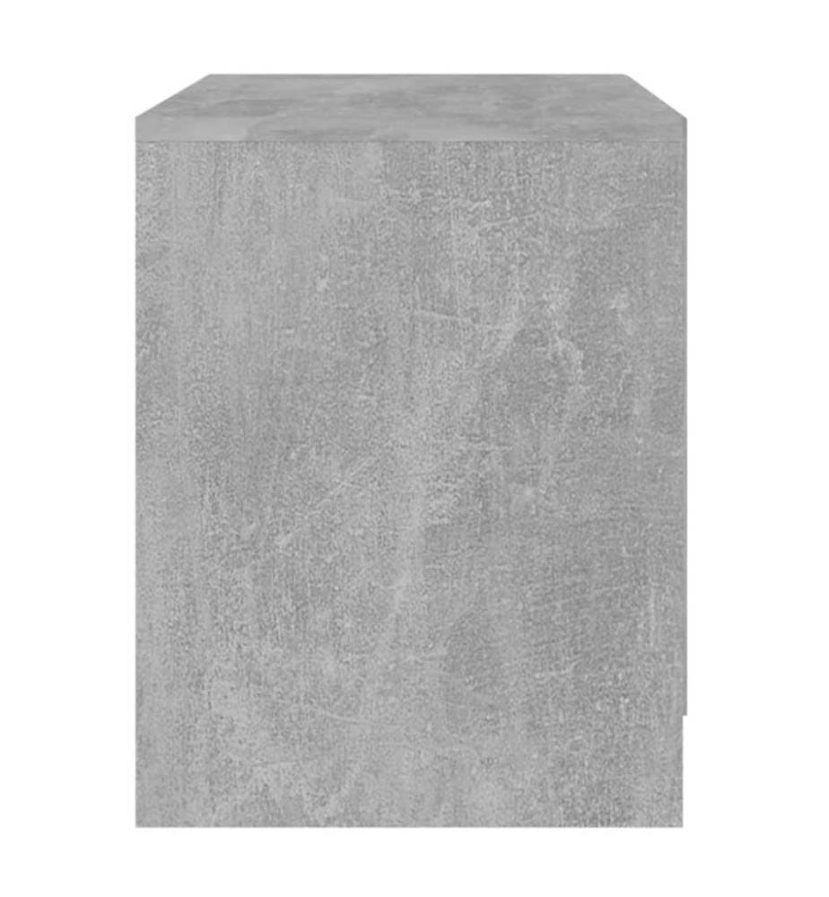 Nachttisch Betongrau 45x34,5x44,5 cm Holzwerkstoff