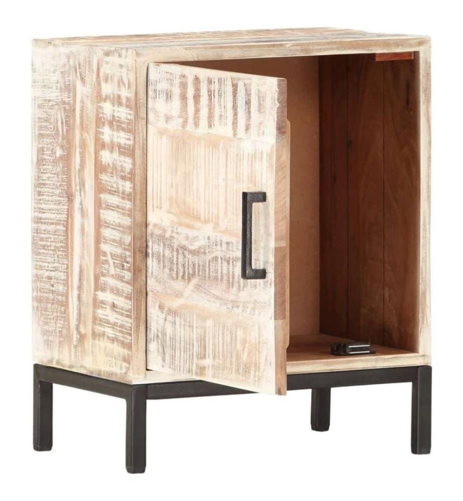 Nachttisch 40 x 30 x 50 cm Akazie Massivholz