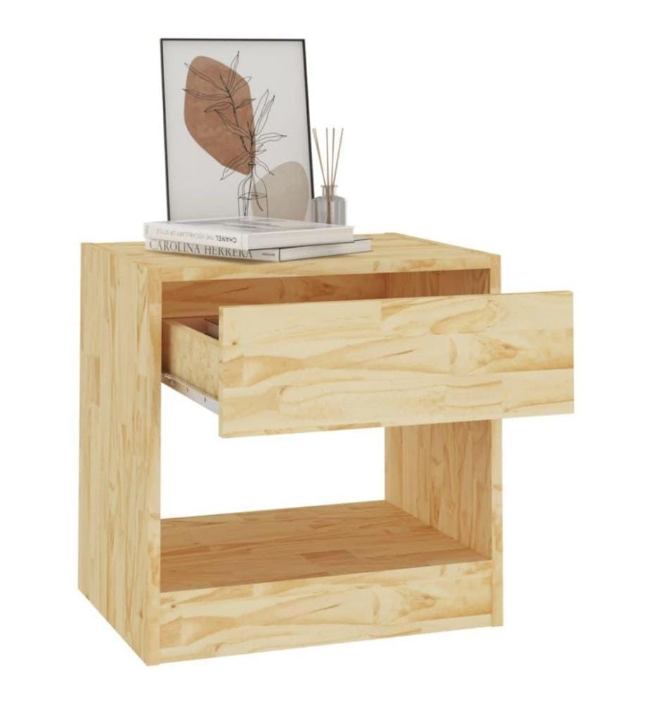 Nachttische 2 Stk. 40x31x40 cm Massivholz Kiefer
