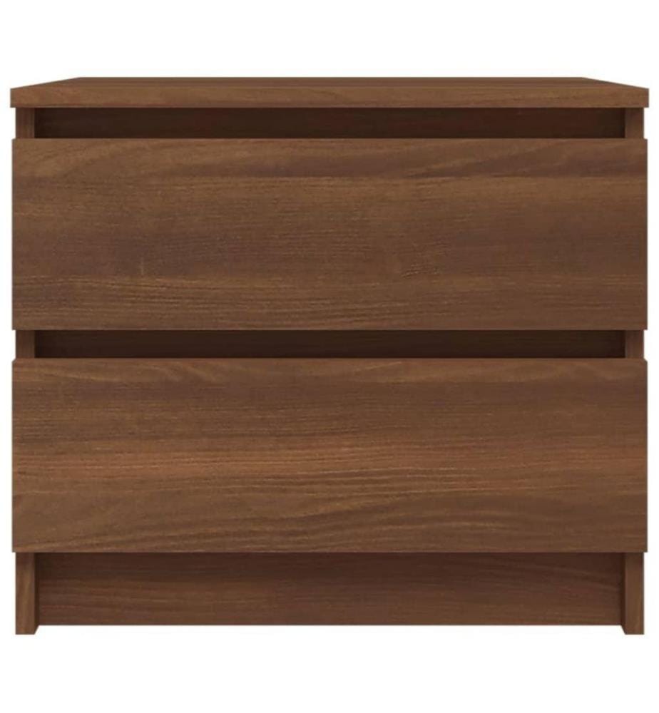 Nachttisch Braun Eiche-Optik 50x39x43,5 cm Holzwerkstoff