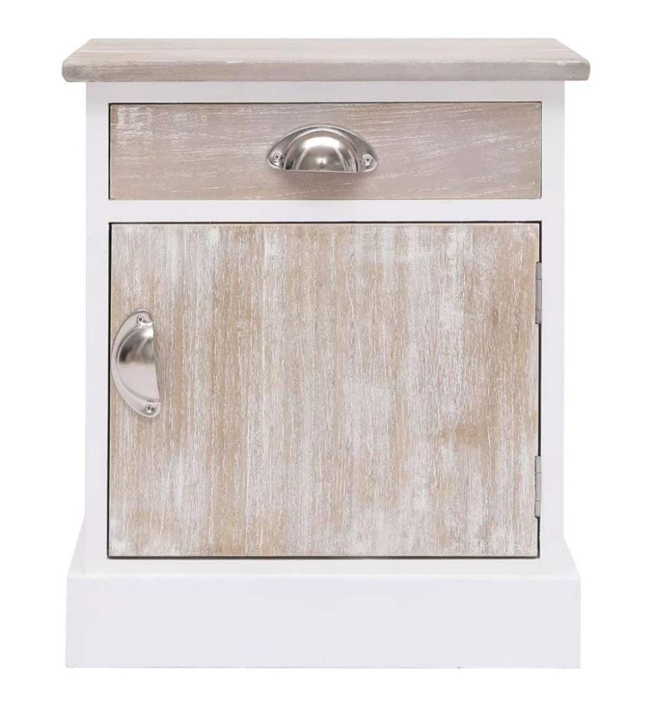 Nachttische 2 Stk. 38x28x45 cm Paulownia Holz