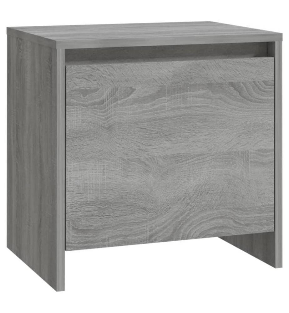 Nachttisch Grau Sonoma 45x34x44,5 cm Holzwerkstoff
