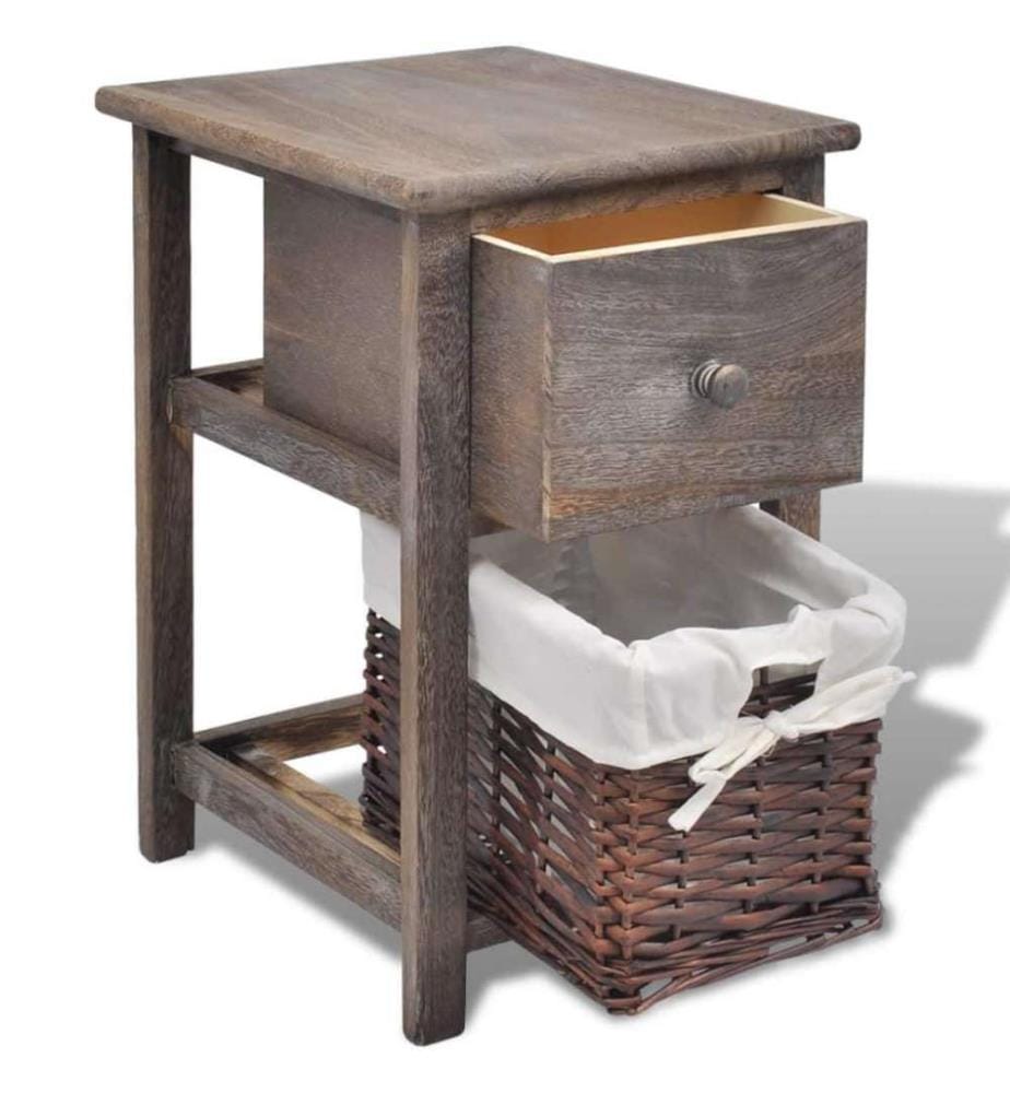 Nachttisch Holz Braun