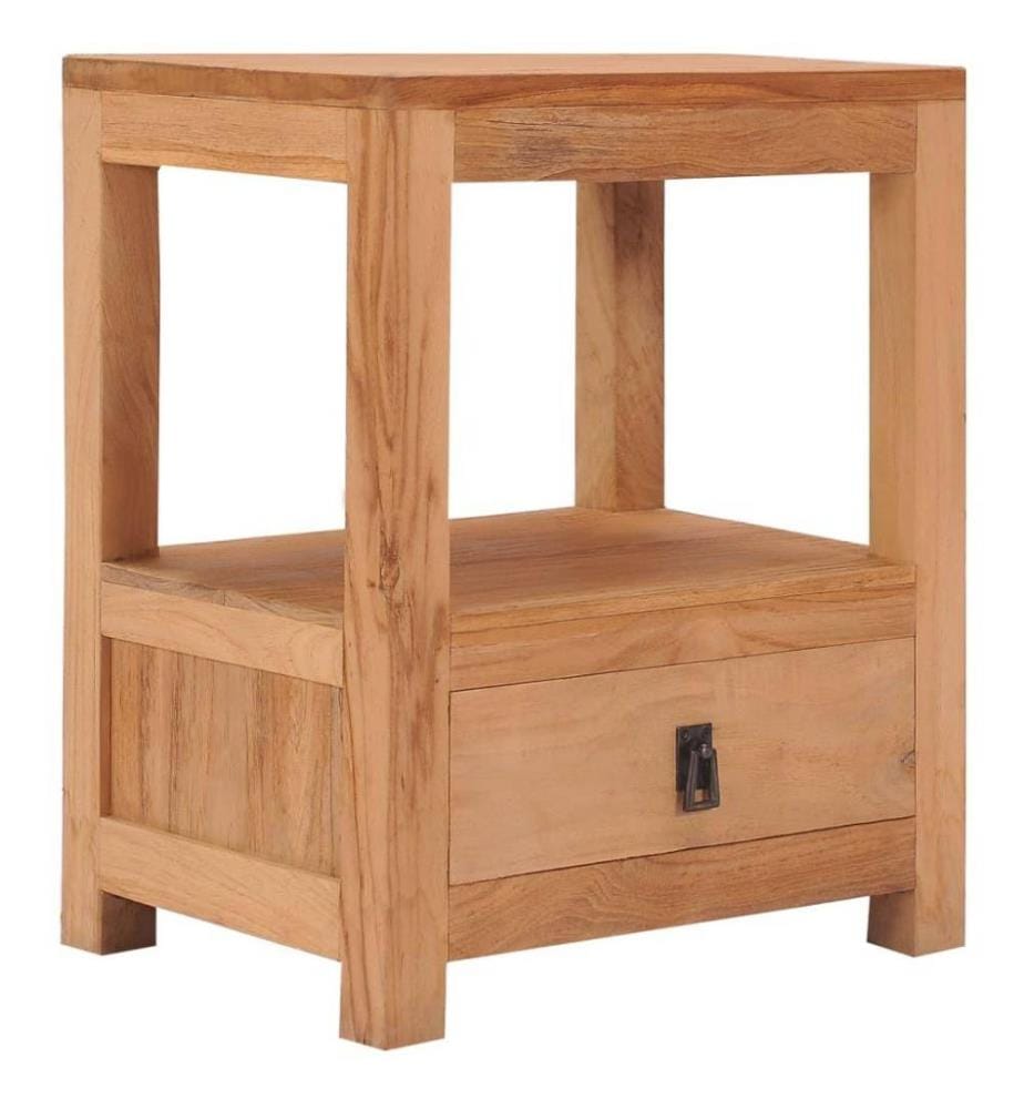 Table de chevet 40 x 30 x 50 cm Bois de teck solide