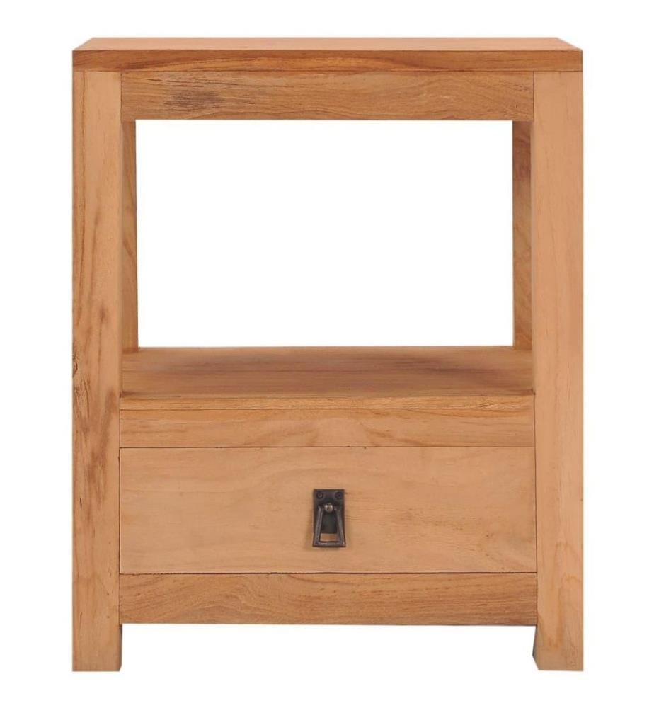 Nachttisch 40 x 30 x 50 cm Teak Massivholz