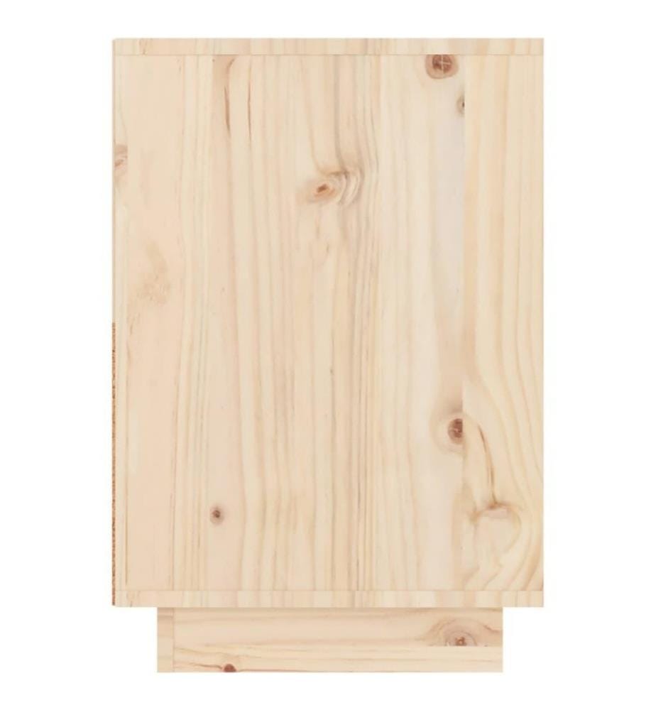 Nachttische 2 Stk. 60x34x51 cm Massivholz Kiefer