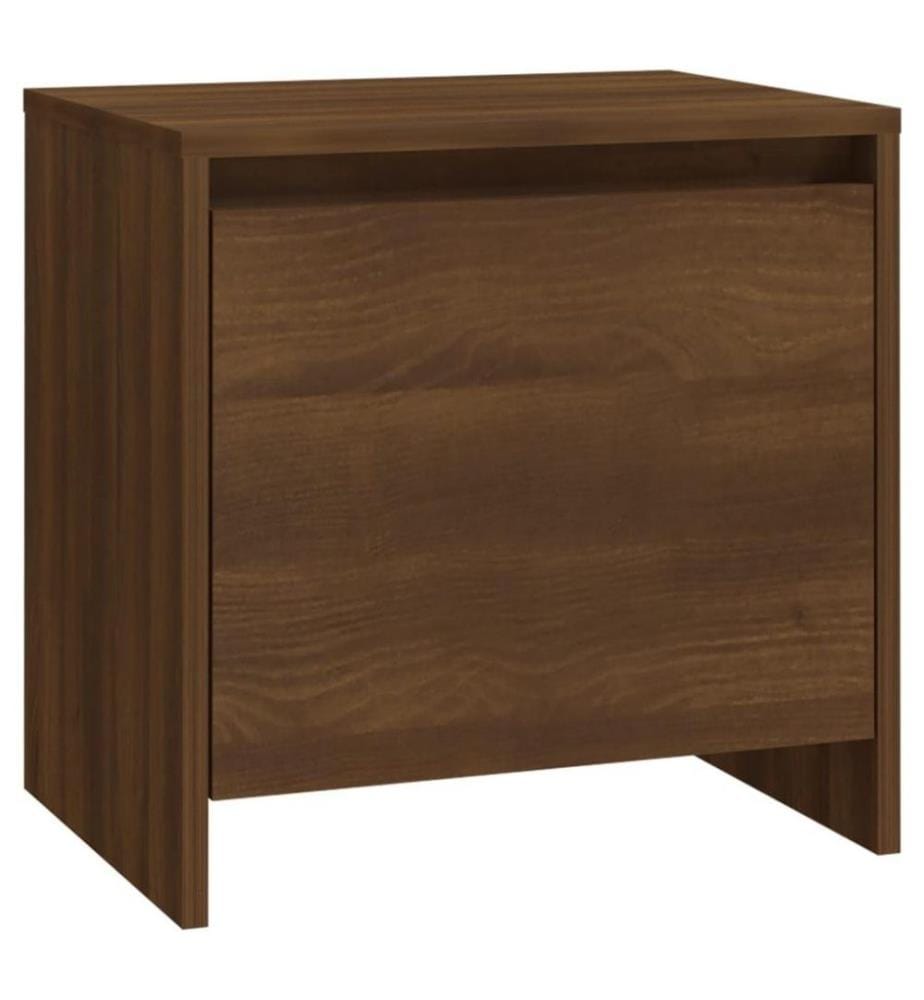 Nachttische 2 Stk. Braun Eichen-Optik 45x34x44,5 cm
