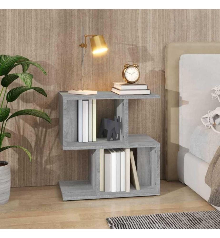 Nachttisch Grau Sonoma 50x30x51,5 cm Holzwerkstoff