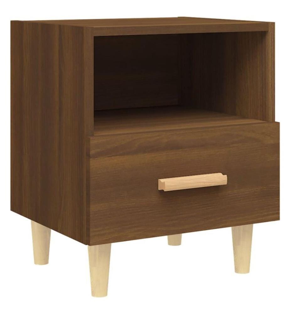 Nachttische 2 Stk. Braun Eichen-Optik 40x35x47 cm