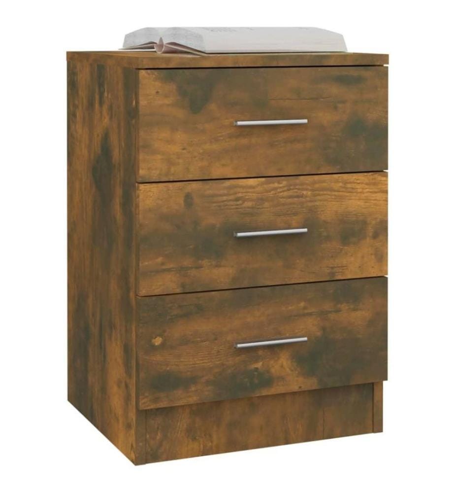 Nachttisch Räuchereiche 38x35x56 cm Holzwerkstoff