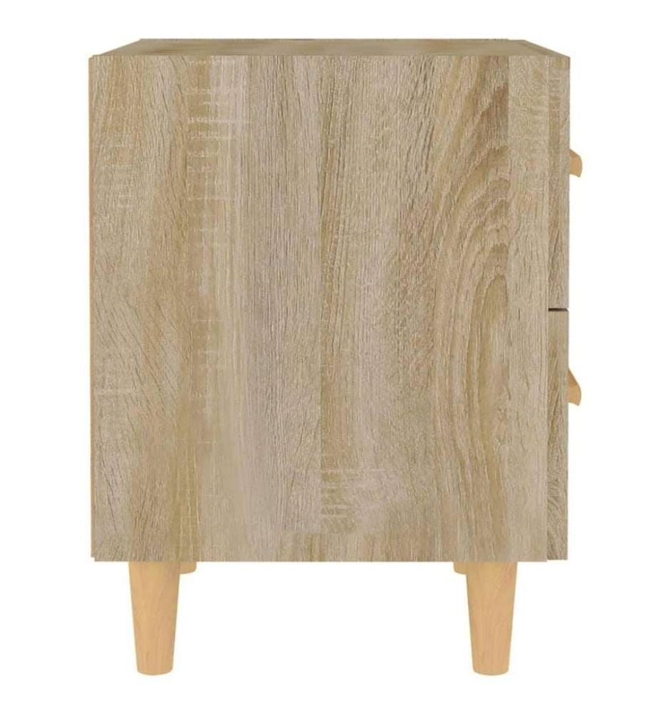 Nachttische 2 Stk. Sonoma-Eiche 40x35x47,5 cm