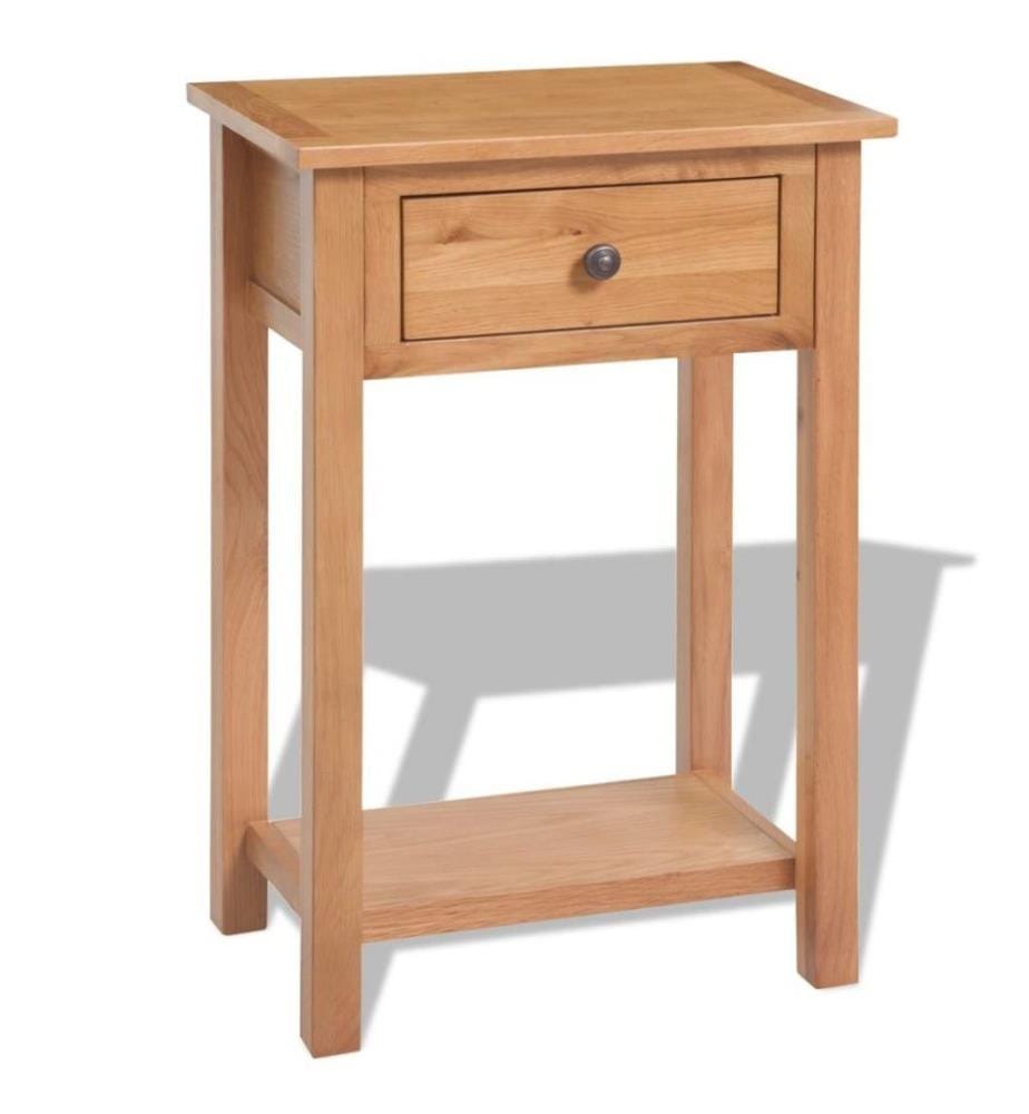 Konsolentisch 50x32x75 cm Massivholz Eiche