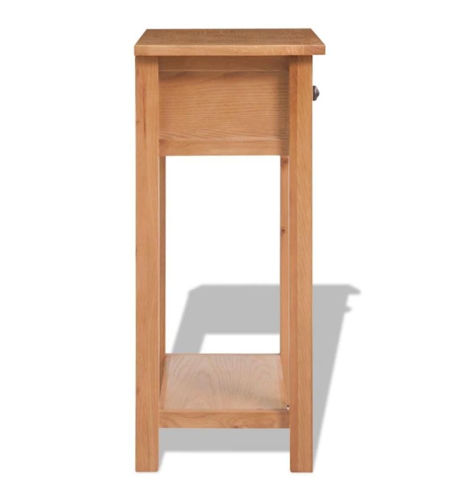 Konsolentisch 50x32x75 cm Massivholz Eiche