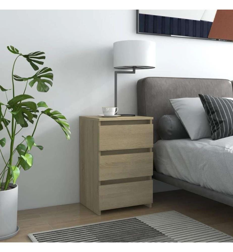 Nachttisch Sonoma-Eiche 40x35x62,5 cm Holzwerkstoff