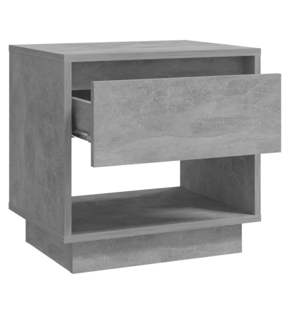 Nachttisch Betongrau 45x34x44 cm Holzwerkstoff