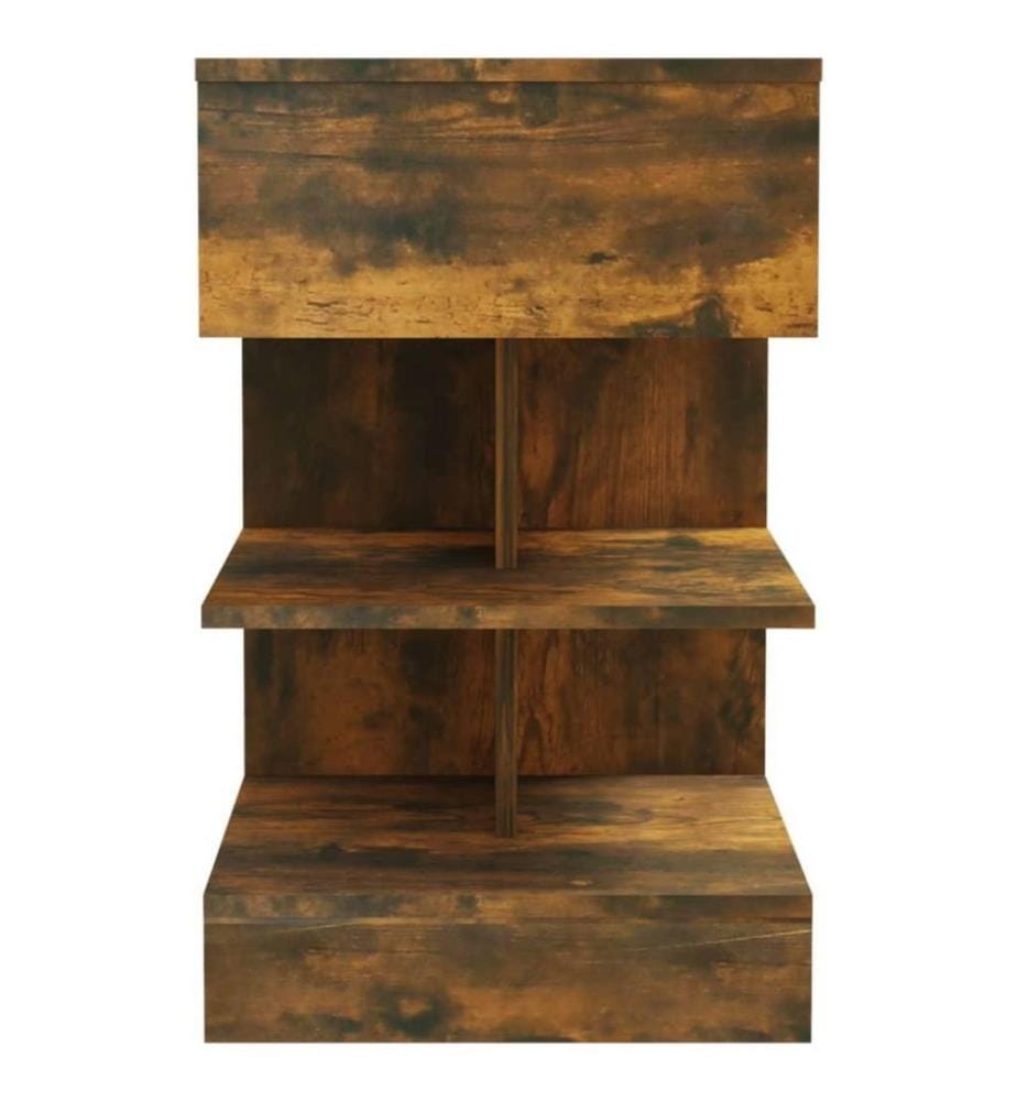 Nachttisch Räuchereiche 40x35x65 cm Holzwerkstoff