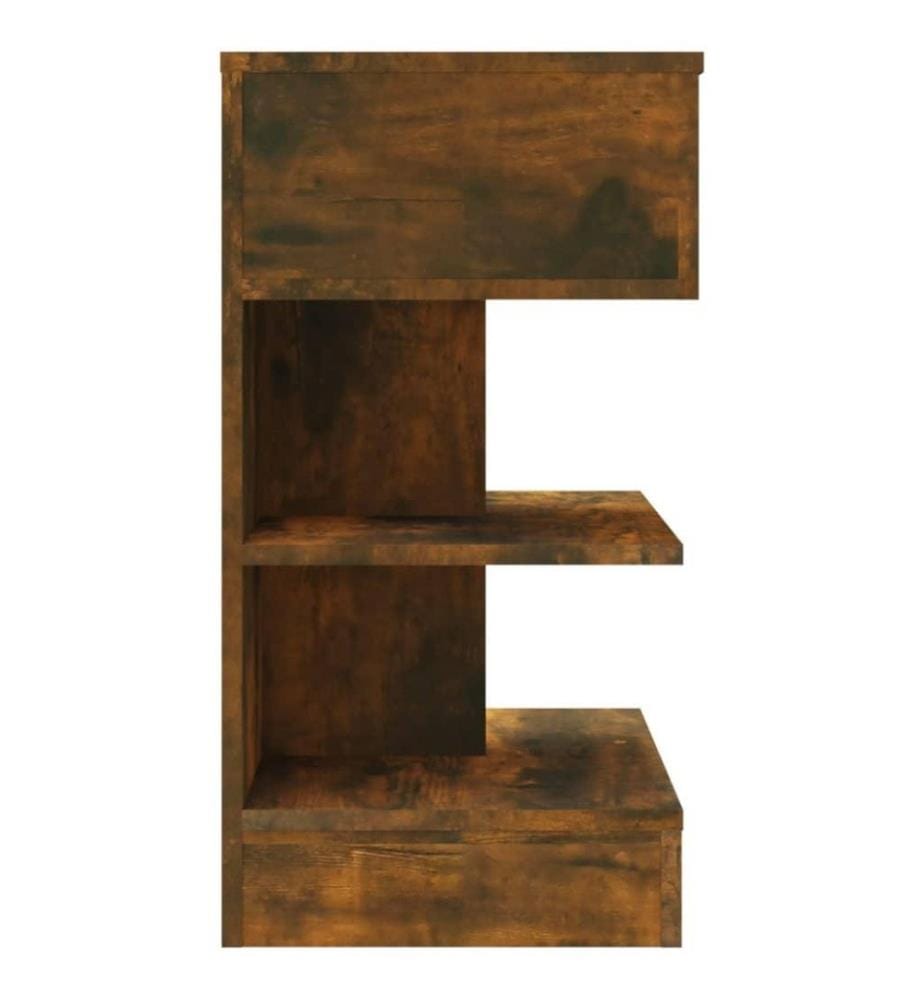 Nachttisch Räuchereiche 40x35x65 cm Holzwerkstoff