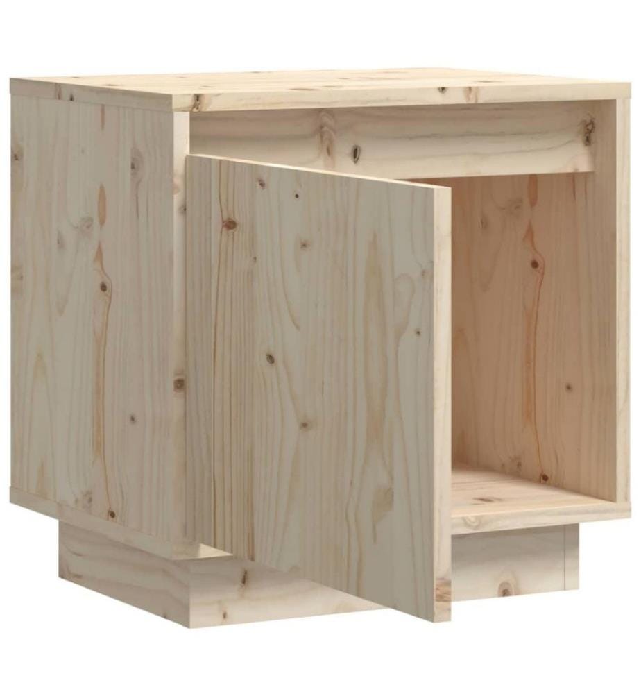 Nachttisch 40x30x40 cm Massivholz Kiefer