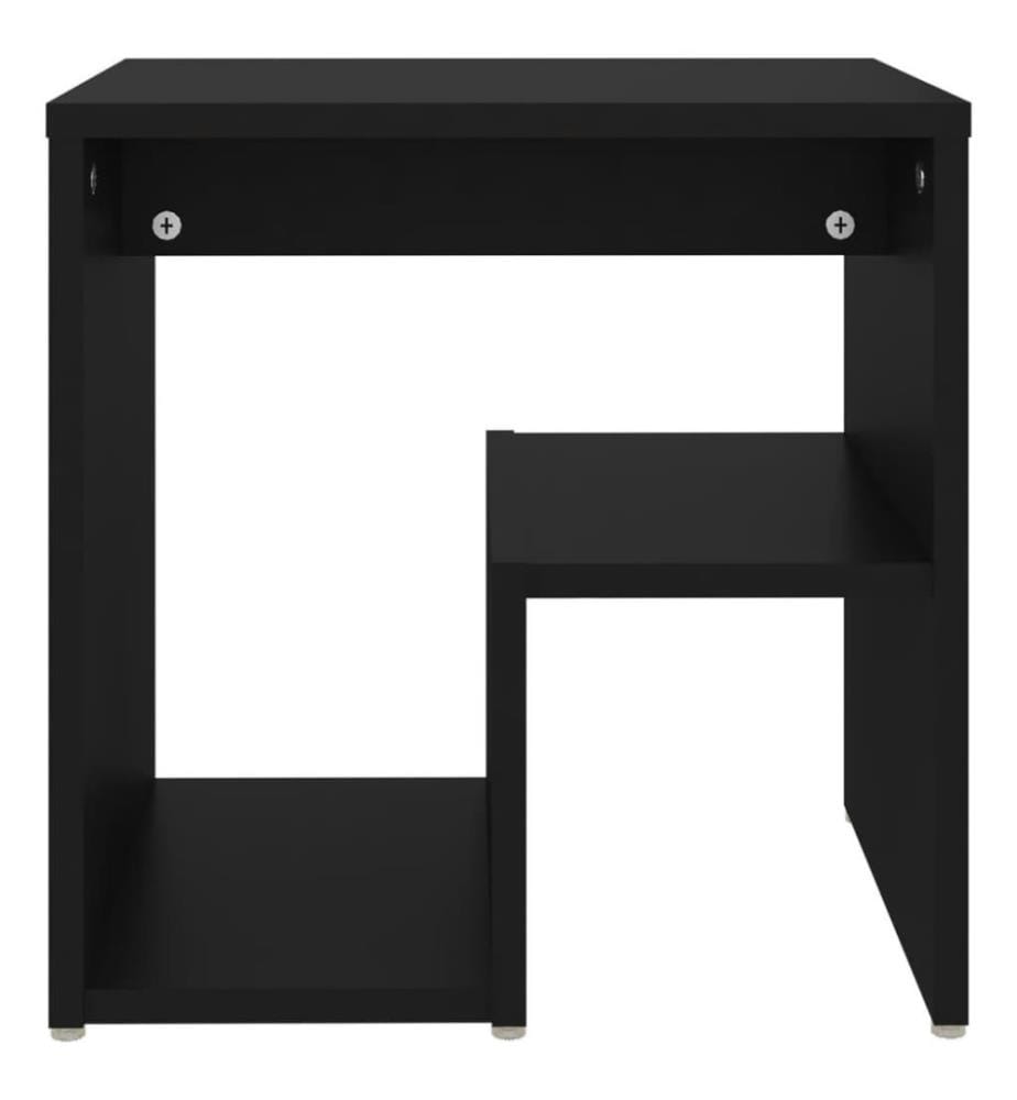 Nachttische 2 Stk. Schwarz 40x30x40 cm Holzwerkstoff