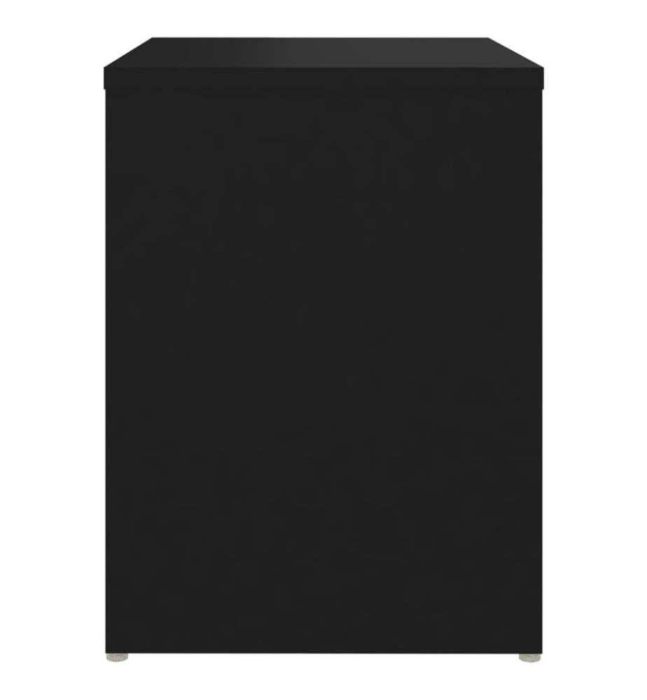 Nachttische 2 Stk. Schwarz 40x30x40 cm Holzwerkstoff