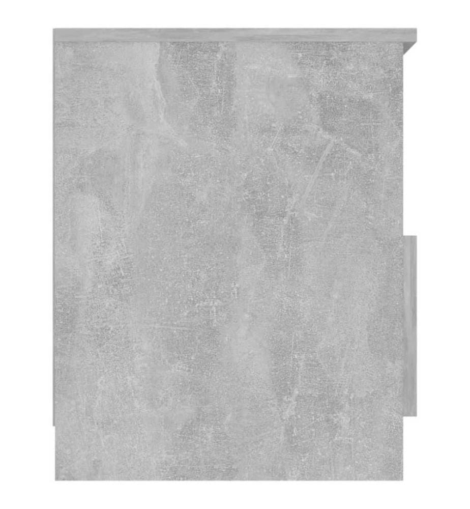 Nachttisch Betongrau 40x40x50 cm Holzwerkstoff