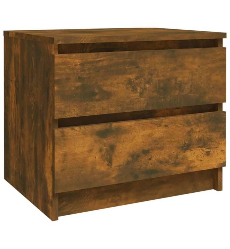 Nachttisch Räuchereiche 50x39x43,5 cm Holzwerkstoff