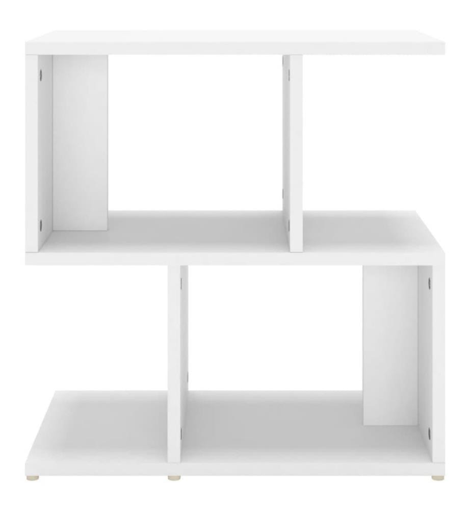 Nachttische 2 Stk. Weiss 50x30x51,5 cm Holzwerkstoff