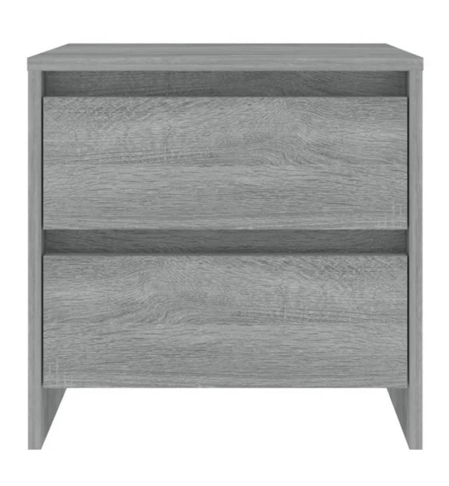 Nachttisch Grau Sonoma 45x34,5x44,5 cm Holzwerkstoff
