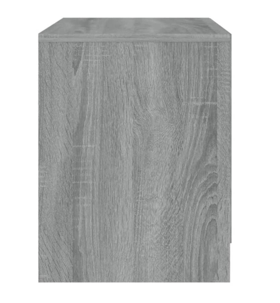 Nachttisch Grau Sonoma 45x34,5x44,5 cm Holzwerkstoff