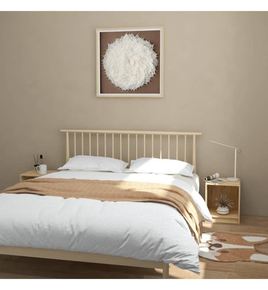 Nachttische 2 Stk. 35,5x33,5x41,5 cm Massivholz Kiefer
