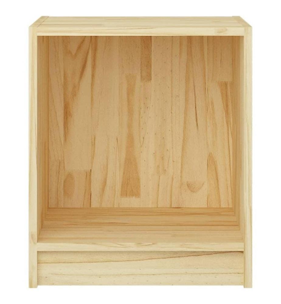 Nachttische 2 Stk. 35,5x33,5x41,5 cm Massivholz Kiefer