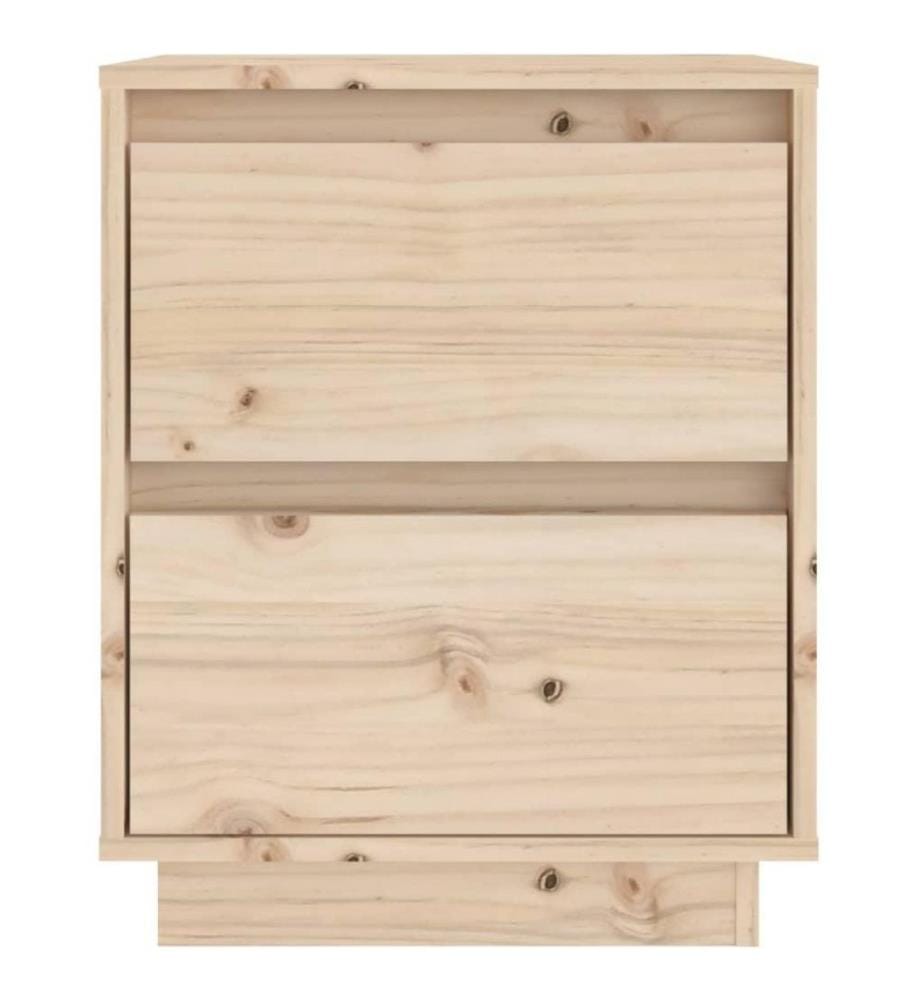 Nachttisch 40x35x50 cm Massivholz Kiefer