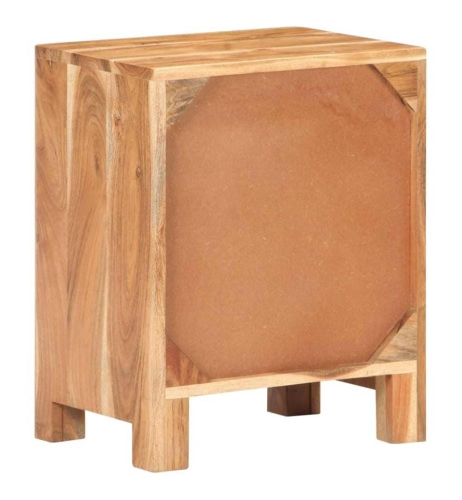 Nachttisch 40x30x50 cm Akazie Massivholz