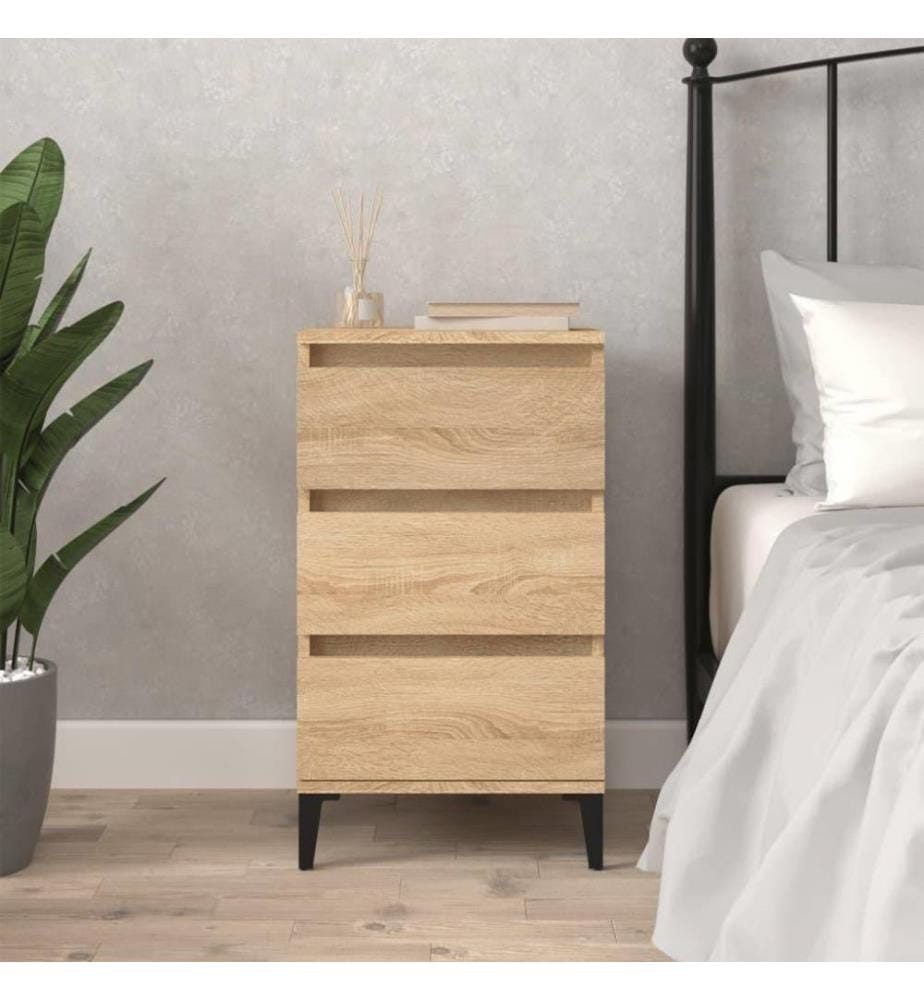 Nachttisch Sonoma-Eiche 40x35x70 cm Holzwerkstoff