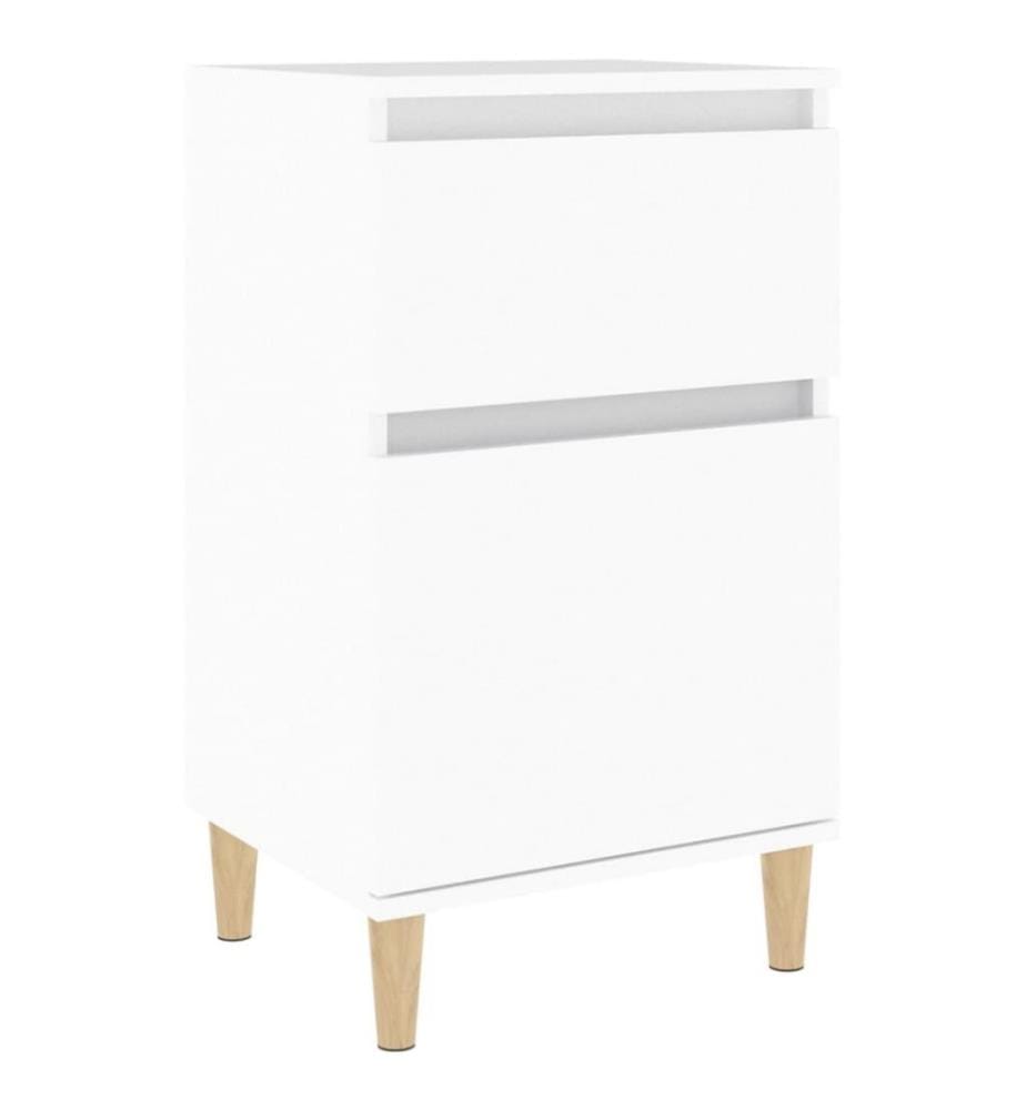 Nachttisch Weiss 40x35x70 cm