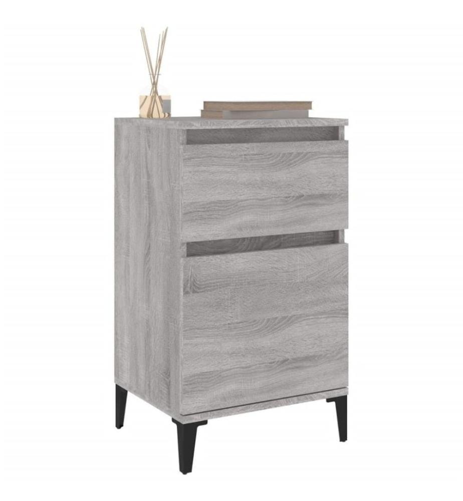 Nachttisch Grau Sonoma 40x35x70 cm