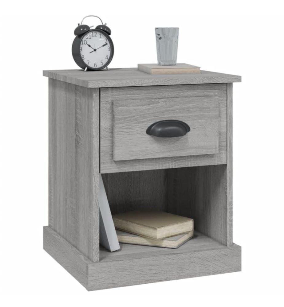 Nachttisch Grau Sonoma 39x39x47,5 cm Holzwerkstoff
