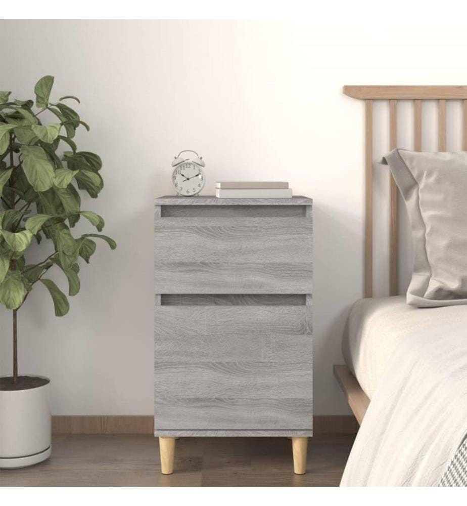 Nachttisch Grau Sonoma 40x35x70 cm