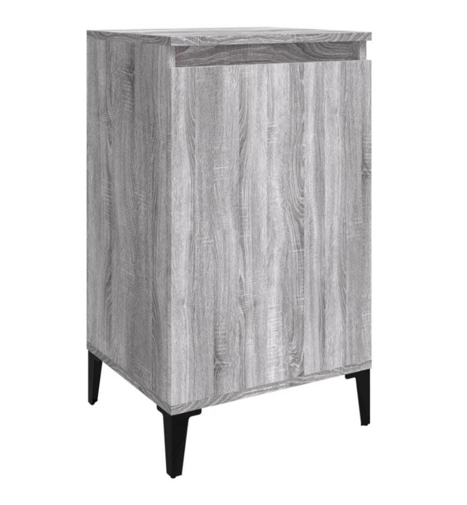 Nachttisch Grau Sonoma 40x35x70 cm Holzwerkstoff