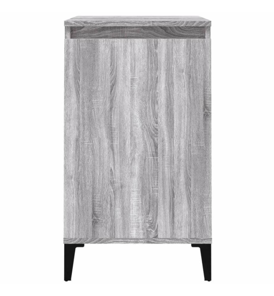 Nachttisch Grau Sonoma 40x35x70 cm Holzwerkstoff