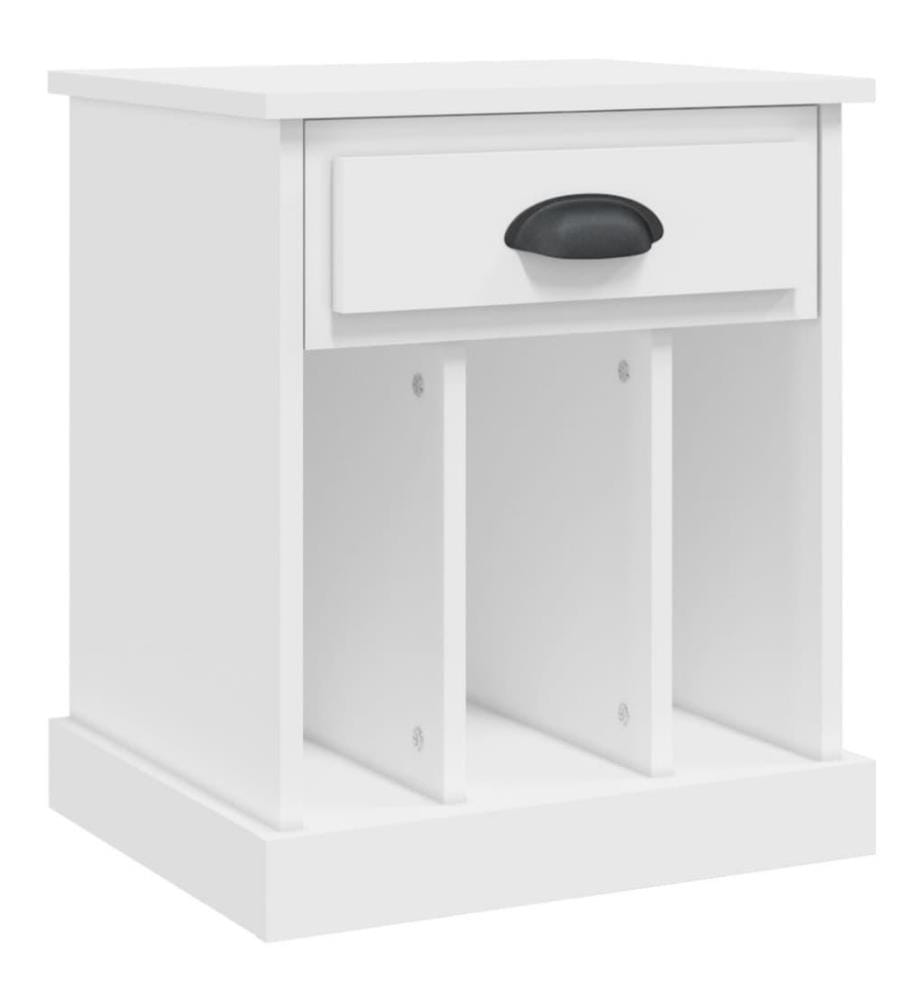 Nachttisch Weiss 43x36x50 cm