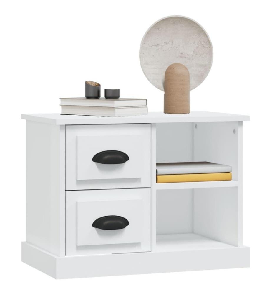 Nachttisch Weiss 60x35,5x45 cm