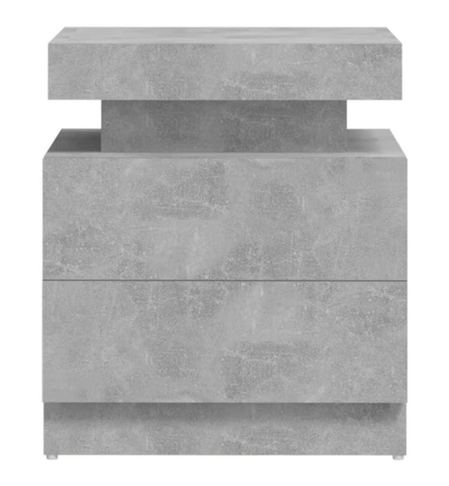 Nachttisch Betongrau 45x35x52 cm Holzwerkstoff