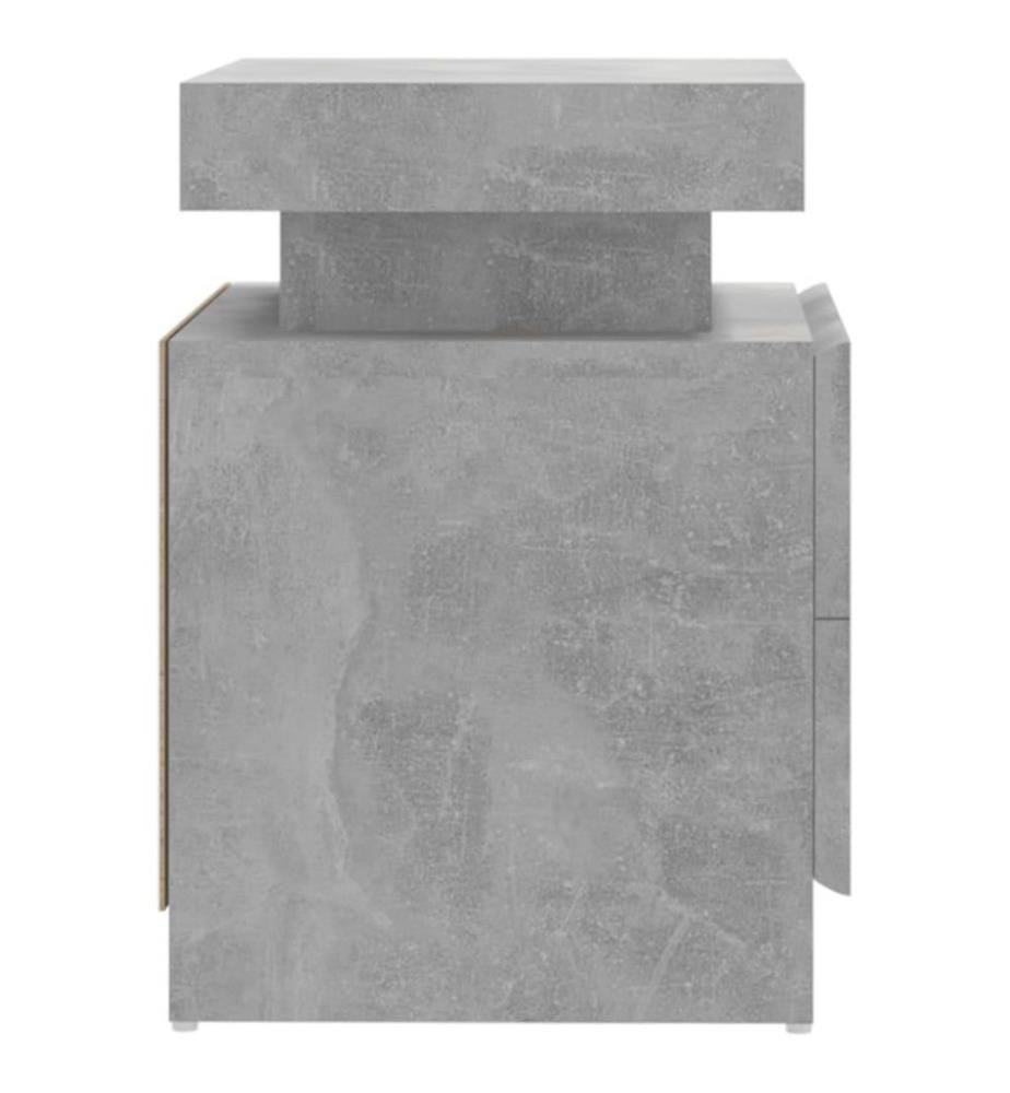 Nachttisch Betongrau 45x35x52 cm Holzwerkstoff